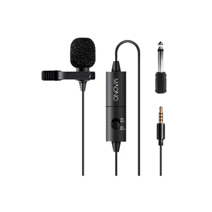 Micrófono Lavalier Maono AU-100 | 3.5mm TRRS | Omnidireccional | 6m | Batería LR44