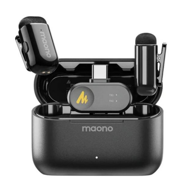 Micrófono Inalámbrico Maono WM622 PC2 | Receptor USB-C | Reducción de Ruido