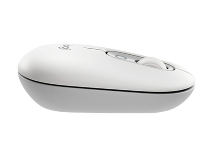 Vista posterior Logitech POP teclado mouse conexiones Bluetooth