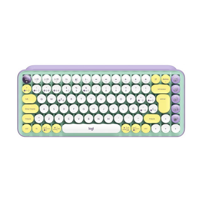 Teclado Logitech Pop Keys | 65% Mecánico | Inalámbrico | Bluetooth | Español