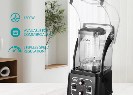 Panel de control y velocidades licuadora Winning Star ST-2090 vista superior