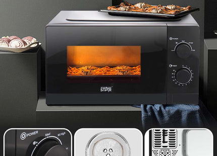 Winning Star Horno Microondas 700W 20L Negro, ST-2171
