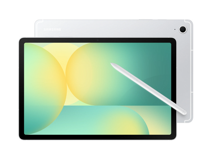 Tablet Samsung Galaxy Tab S10 FE+ vista posterior diseño elegante acabado premium