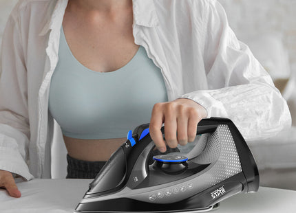 Winning Star plancha de vapor 1100W 300ml negro, ST-2027