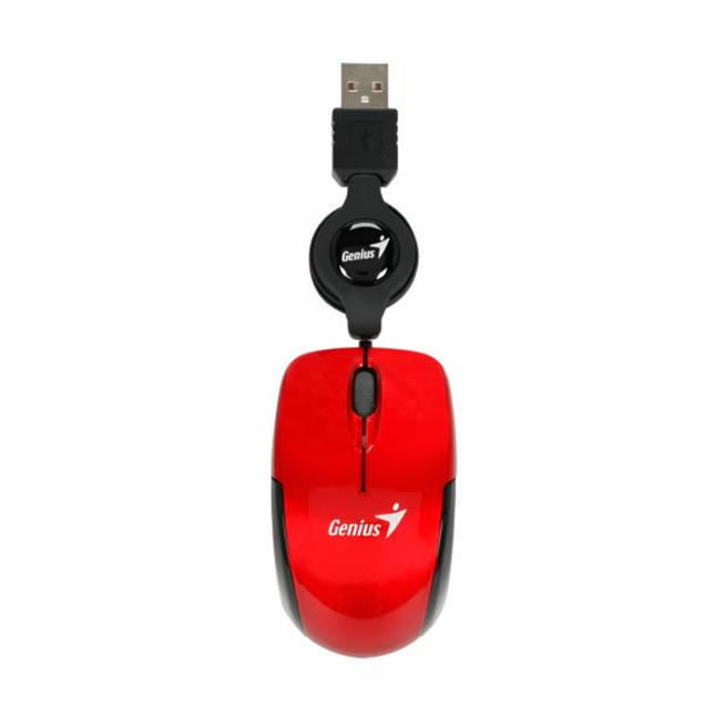 Mouse Genius RS2 Micro Traveler V2 | Alámbrico | Sensor Óptico | USB