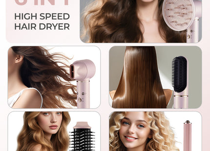 Secadora de Cabello Multifuncional Winning Star ST-2292, 6 en 1, 1300W