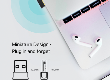 Adaptador USB AC600 TP-Link, Archer T2UB Nano