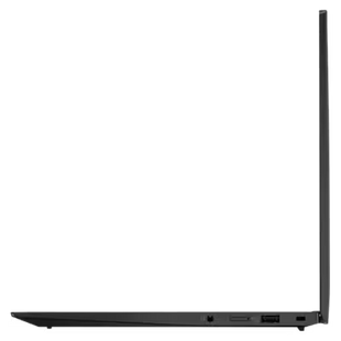 Lenovo ThinkPad X1 Carbon G10 en posición de uso con pantalla completamente abierta