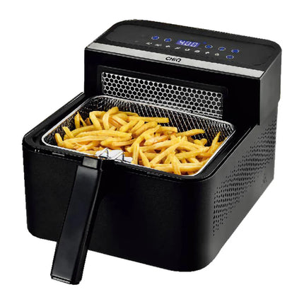 Freidora CHIQ Aire y Aceite Duo Touch Negra | 3L | Pantalla Táctil | 1200W | CQXAO03G1T1B