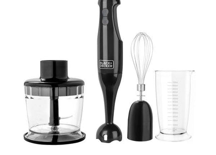 Batidora de Inmersión Black+Decker HB2800B | 3 en 1 | 600W | Velocidad Variable | Accesorios Incluidos