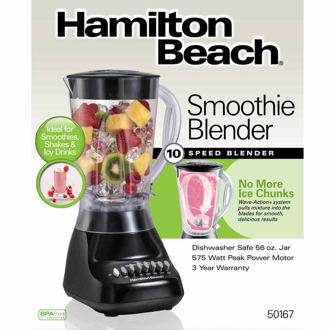 Hamilton Beach licuadora smoothie 50167G, empaque