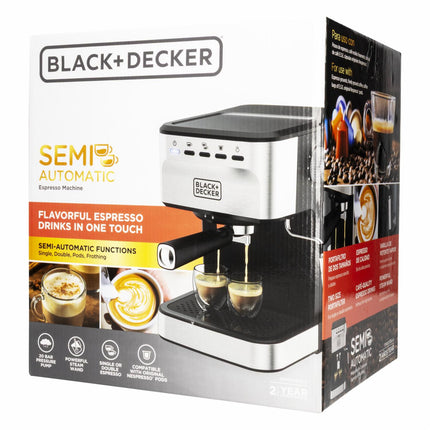 Black + Decker Espresso 20bar - EM0312-0SDLA