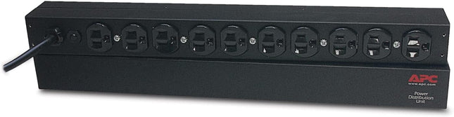 APC AP9562 Unidad PDU Básica para Rack 1U de 15 A y 120 V con 10 Tomas NEMA 5-15R
