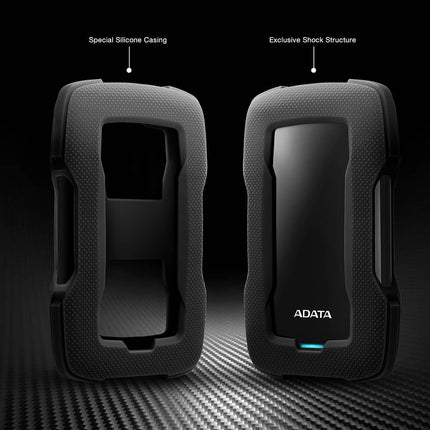 Disco Duro Externo ADATA AHD330 | 5TB | 2.5” | USB 3.1 | Negro | AHD330-5TU31-CBK