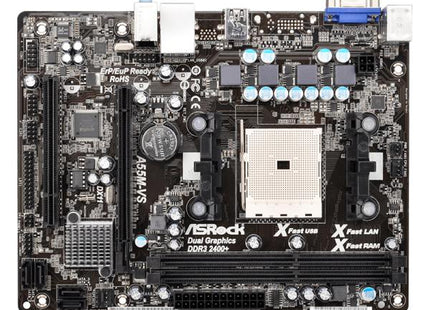 TARJETA MADRE ASROCK A55M-VS FM1 MICRO ATX DDR3