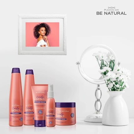 Acondicionador Curly Monoi Rizos Definidos 350ml Placent Life | Ideal para rizos hidratados | suaves y sin frizz