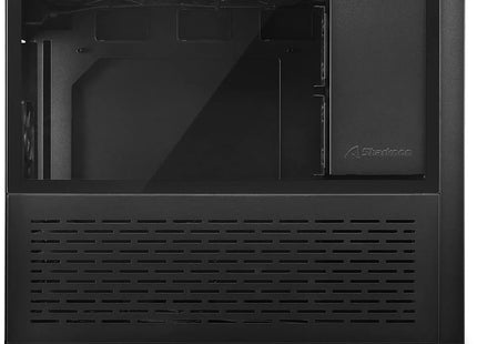 Case Sharkoon MS-Y1000 BK | mATX | Mid Tower | Panel Lateral Vidrio Templado | Diseño Compacto | Color Negro