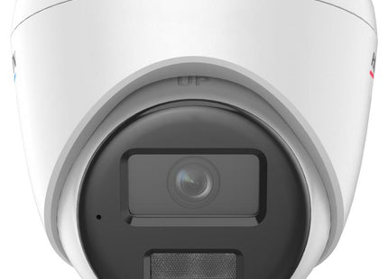 Cámara IP Hikvision DS-2CD1347G3-LIU vista lateral mostrando conexiones
