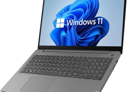 Laptop Lenovo IdeaPad 3 teclado completo y touchpad vista superior