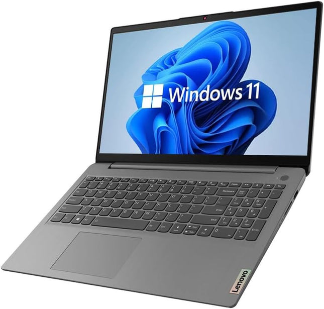 Laptop Lenovo IdeaPad 3 teclado completo y touchpad vista superior