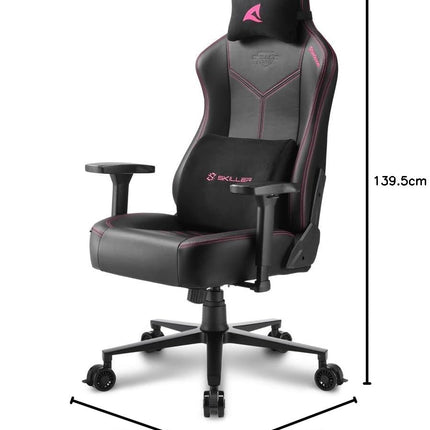 Silla Gaming Sharkoon SGS30 BK/RD | Negra/Roja | Ergonómica | Reclinable | Reposabrazos 3D | 4044951034796