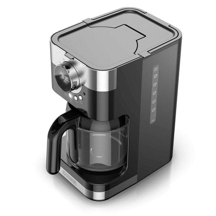 Cafetera Black+Decker CM4200S‑LA | 12 Tazas | Digital Programable 24 h | Vortex™ | Acero Inoxidable