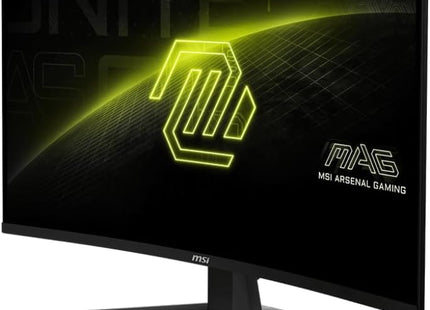MSI MAG 32C6X perfil lateral mostrando curvatura 1500R del monitor