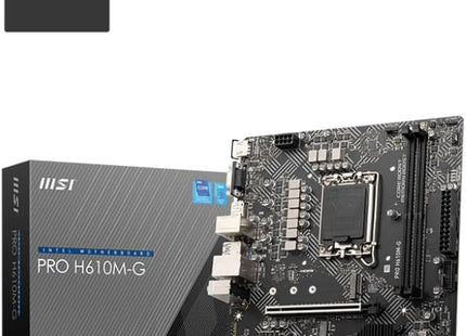 Socket LGA1700 y slots de memoria DDR5 de la motherboard MSI H610M-G