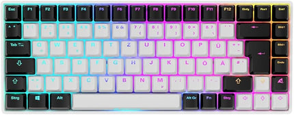Teclado Gaming Sharkoon Skiller SGK50 S3 TKL | Mecánico | TKL | Switch Amarillo | RGB | Español | USB