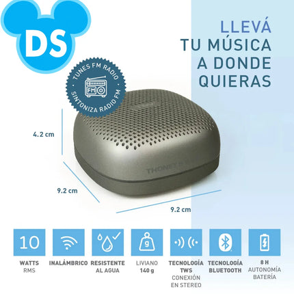 Parlante Thonet & Vander DUETT TWS Bluetooth | 10W RMS | True Wireless Stereo | Resistente al Agua IPX4