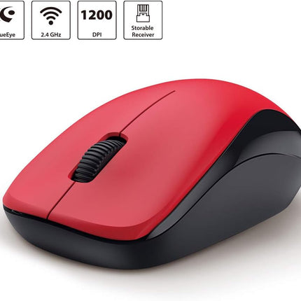 Mouse Genius RS2 NX-7000 | Inalámbrico con Receptor USB | 1200 DPI | Compacto