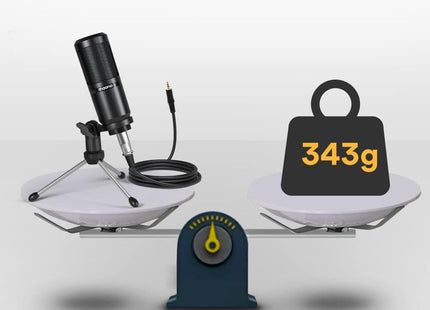 Micrófono de Condensador Maono AU-PM360TR | 3.5mm | Cardioide | 30Hz–16kHz | Sensibilidad -38dB