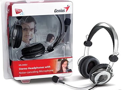 Headset Genius HS-04SU | 3.5mm | Micrófono con Cancelación de Ruido | Control de Volumen