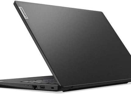 Laptop Lenovo V14 G4 IRU abierta en ángulo mostrando pantalla de 14 pulgadas