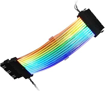 Cable de Extensión Sharkoon Shark XTend 24 | 24 pines | Fuente ATX | Gestión de cables | Negro