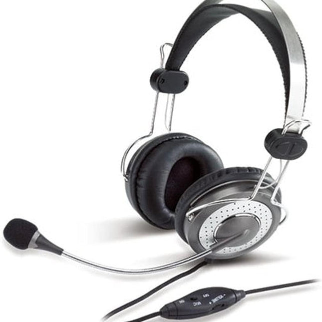 Headset Genius HS-04SU | 3.5mm | Micrófono con Cancelación de Ruido | Control de Volumen