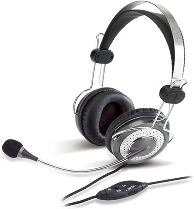 Headset Genius HS-04SU | 3.5mm | Micrófono con Cancelación de Ruido | Control de Volumen