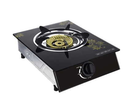 Cocina de gas WINNING STAR ST-9657 detalle del cabezal de hierro fundido