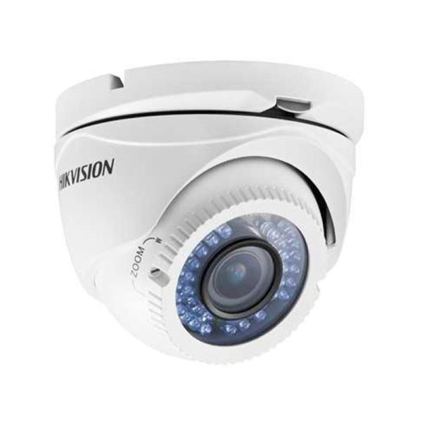 Cámara dome HIKVISION DS-2CE56C2T-VFIR3 HD720P vista frontal con lente infrarroja