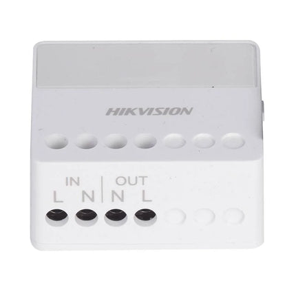 Módulo de Relé Inalámbrico Hikvision DS-PM1-O1H-WB | 433MHz | Bidireccional | AES-128