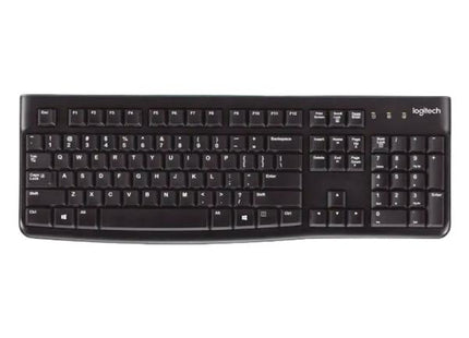Teclado Logitech K120 Corded Alámbrico USB | Diseño Compacto | Español