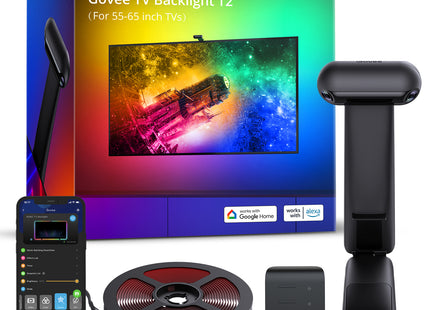 Luces Govee Envisual TV Backlight T2 con Dual Cámaras H605C (55-65”) — vista principal