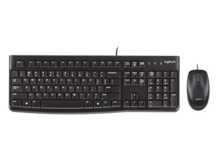 Teclado y Mouse Logitech MK120 | Español | Cableado | Diseño Compacto
