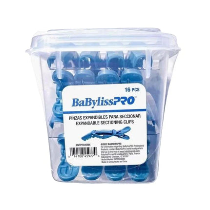 Pinzas Expandibles BaByliss x16 | Para seccionar el cabello con firmeza y precisión profesional