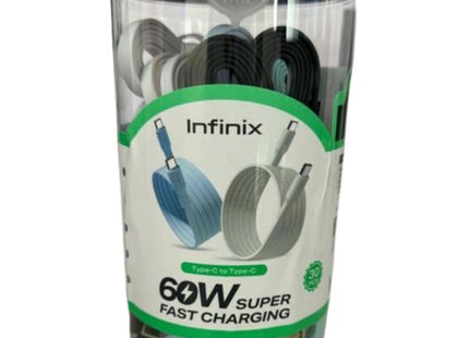 Infinix Caja 30 Cables USB-A a USB-C 1 metro, XDC23A