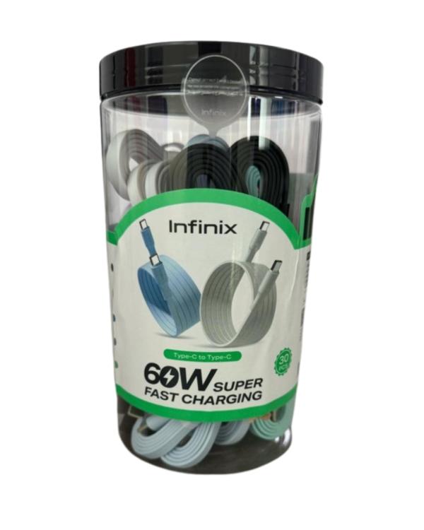 Infinix Caja 30 Cables USB-A a USB-C 1 metro, XDC23A