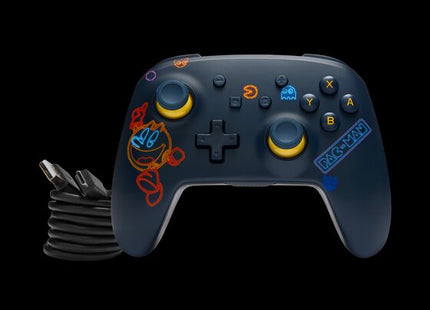 PowerA Control Inalámbrico Switch PAC-MAN Neon, NSGP0458-01
