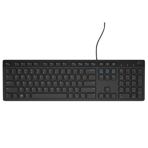 Teclado Dell KB216 - vista superior completa