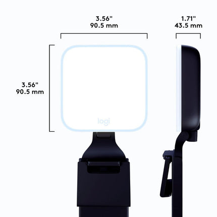 Luz Logitech Litra Glow | Premium Streaming | TrueSoft | USB | Graphite