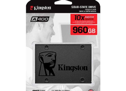 Disco Duro Interno SSD Kingston SA400S37/960GB | 960GB | 2.5” | SATA III | 500MB/s Lectura | 450MB/s Escritura